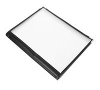 Porte-menus PVC Transparent à Feuillets, pour Restaurant et Salon de Thé | Feuillets Insérables, Pages Multiples, Remplacement Facile, pour Menus Papier et Numéros de Table, Usage Élégant