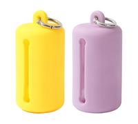 Porte-merde de caca de chien - Sacs de merde de chien léger en plastique doux | Dispensateur de baggie pour chiens réutilisable avec verrouillage, fournitures portables pour animaux de compagnie, port