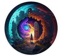 Porte Merveilleuse Puzzles pour Adultes Puzzle Circulaire Puzzles Carton recyclé 67,5x67,5 cm