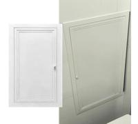 Porte métallique encastrée pour trappe d'accès - Finition blanc apprêt, porte d'accès murale et plafonnière pour cloisons sèches, plomberie et électricité(26x40in/66x102cm)