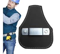 Porte-mètre à ruban - Sac de rangement, étui de ceinture, clip porte-mètre à ruban, fixations pour ceinture pour mesures de taille standard en cuir, plombier, menuiserie, couverture pour outils de C