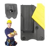 Porte-Mètre à Verrouillage Rapide, Support Outil Mètre Ruban Accès Instantané, Accessoire Fixation Outil Sécurisé pour Bricoleurs Électriciens Débutants Expérimentés