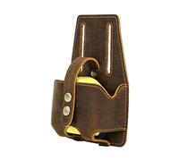 Porte-mètre ruban adhésif - Sac holster à ruban à mesurer en cuir, fixation de ceinture | Mallette de transport à outils, fourreau de chambre haute performance, accessoire portable à clipser