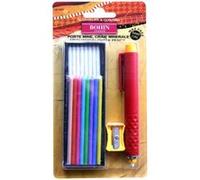 Porte-mine avec craies de couleurs assorties G