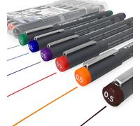 Porte-Mine Staedtler 308 Pigment Liner Fineliner 0.5mm De 6 Couleurs Assorties