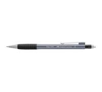 FABER-CASTELL 134589 GRIP 1345 Porte-mine gris pierre Dureté B Épaisseur de la mine 0,5 mm Avec gomme intégrée