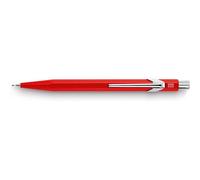 Porte-Mines - Métal - Rouge - Mine De 0,7mm - Rechargeable - Caran D'ache 849