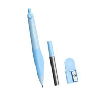 Porte-mines pour étudiant avec poignée ergonomique 2,0 mm - Crayon automatique avec taille-crayon - Boîte de recharges pour écrire, esquisser, aider à l'écriture manuscrite des enfants