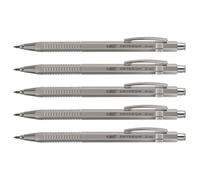 Porte mines rechargeable - BIC - CRITERIUM Luxe - Silver - HB 2 mm - Lot de 5