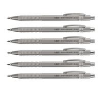 Porte mines rechargeable - BIC - CRITERIUM Luxe - Silver - HB 2 mm - Lot de 6