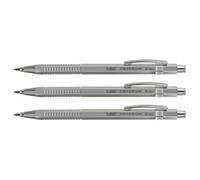 Porte mines rechargeable CRITERIUM Luxe Silver HB 2 mm - BIC - Lot de 3