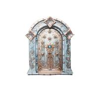 Porte miniature de fée, porte nain de fée en bois pour jardin, accessoires de jardin féérique, décoration de porte elfe, ornements de jardin pour jardin, cour, terrasse
