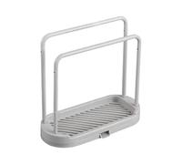 Porte-moindre - Organisateur de rack d'évier de cuisine, support de chiffon de sauvegarde de l'espace, plateau durable avec drainage | Organisateur de lavabo compact pour éponge Accessoires de nettoya