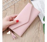 Porte-monnaie à long pompon - Porte-cartes - Porte-monnaie - Porte-monnaie - Homme fou (rose, taille unique)