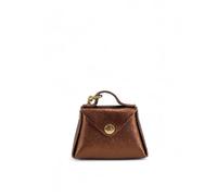 Porte-monnaie à mousqueton en cuir irisé BABEL Bronze