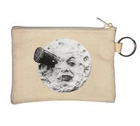 Porte-monnaie « A Trip to The Moon Man in The Moon Space Rocket » - Beige