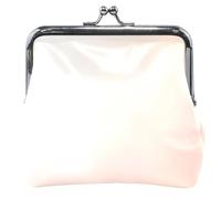 Porte-monnaie abstrait flou doux glamour pour homme et femme avec boucle en cuir et verrou pour pièces de monnaie, Abstrait flou soft focus glamour lumineux, Classique