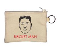 Porte-monnaie amusant Rocket Man Kim Jong Un - Beige