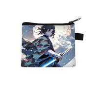 Porte-monnaie Anime Kamado Nezuko/Agatsuma Zenitsu/Hashibira Inosuke Sac à monnaie de dessin animé Kamado Tanjiro Sac de rangement pour cartes, pièces de monnaie, petits sacs à main, Type 6, 13.5 x