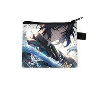 Porte-monnaie Anime Kamado Nezuko/Agatsuma Zenitsu/Hashibira Inosuke Sac à monnaie de dessin animé Kamado Tanjiro Sac de rangement pour cartes, pièces de monnaie, petits sacs à main, Type 3, 13.5 x