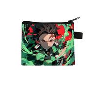 Porte-monnaie Anime Kamado Nezuko/Agatsuma Zenitsu/Hashibira Inosuke Sac à monnaie de dessin animé Kamado Tanjiro Sac de rangement pour cartes, pièces de monnaie, petits sacs à main, Type 5, 13.5 x