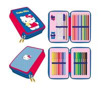 Porte-Monnaie Avec Accessoires Hello Kitty BLEU | FÉMINA CERDà