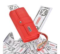 Porte-monnaie avec de l'Argent Factice | Compagnon de Détente et Blague - Vaporisateur d'Argent Factice pour Attrape et Farce,Cadeau pour Anniversaire Noël Pendaison de Crémaillère Fête Hommes Adultes