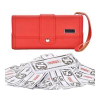 Porte-Monnaie avec de l'argent Factice,Compagnon de Farce Drôle | Porte-Monnaie pour Faire Pleuvoir de l'argent Jouet - Cadeau pour Anniversaire Noël Pendaison de Crémaillère Fête Hommes Adultes Amis