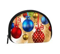 Porte-monnaie avec fermeture éclair pour femme avec inscription Merry Christmas, Joyeux Noël 1, One Size, Pochette à monnaie