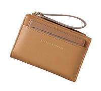 Porte-monnaie avec fermeture éclair pour femme | Portefeuille léger pour petits objets | Porte-monnaie multifonction de grande capacité pour notes importantes, Marron, Consulte la descripción, Voir