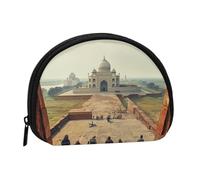 Porte-monnaie avec imprimé squelette intéressant pour femmes, filles et enfants, Peinture de site historique, Taille unique, Pochette à monnaie