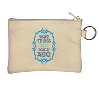 Porte-monnaie avec inscription « Some Things Just Get Better with Age Blue Graphic » Beige