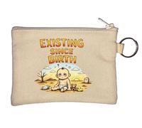 Porte-monnaie bébé existentiel dans un paysage sauvage Beige