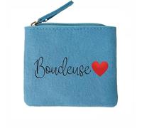 Porte Monnaie Bleu Motif boudeuse
