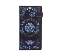 Porte-monnaie Book of Shadows en relief, style gothique, 19 cm x 10 cm x 3 cm