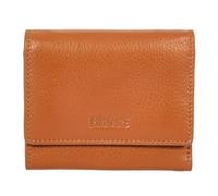Porte-monnaie BRIC'S Marmolada Tobacco - Cuir de veau - 6 compartiments pour cartes - Protection RFID