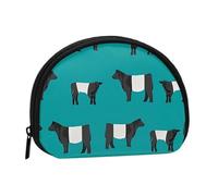 Porte-monnaie canadien Smokey Mountain Cliff pour femme avec fermeture éclair, Vache Galloway, One Size, Pochette à monnaie