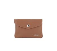 Porte-Monnaie Cartes Similicuir Griné 2 Couches - Portefeuille Pochette à Magnétique Mi-Long - Pratique Léger - Camel