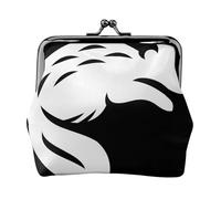 Porte-monnaie castor noir pour pièces de monnaie, rouge à lèvres, accessoires cosmétiques, pour un usage quotidien, Noir , Taille unique, Pochette à monnaie