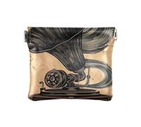 Porte-monnaie coloré avec tentacules sur fond foncé pour femme, pochette à monnaie pour homme, mini sacs cosmétiques, Gramophone Vintage, Taille unique, Motif :