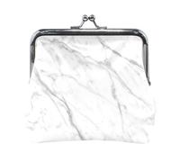 Porte-monnaie coloré en cuir PU avec motif tourbillon - Pochette décontractée pour un usage quotidien, Marbre blanc gris 1, one size, Marbre blanc gris