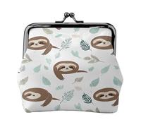 Porte-monnaie compact pour femme avec serrure - Motif citrons jaunes - Cadeau de voyage, Noir , Taille unique, Sac à dos décontracté