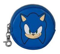 Porte-monnaie Cookie - Sonic Face - Bleu - Taille Unique Bleu G