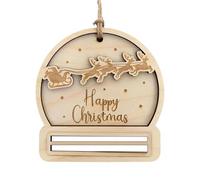 Porte-Monnaie d’Ornement de Noël - Détenteur d'argent pour Cadeau en espèces,Les bénédictions de décor de Porte-Monnaie Faites à la Main Peuvent être écrites au Dos