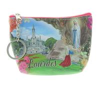 Porte Monnaie de l'Apparition de Lourdes avec Un Porte clés - Porte-Monnaie - Culte Chrétien en
