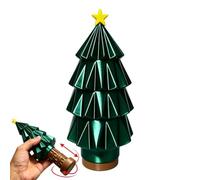 Porte-monnaie de Noël Arbre Arbre Puzzle Décoration de bureau Imprimé 3D | Peut contenir des factures roulées et des cartes cadeaux, décoration souvenir, emballage d'argent de Noël