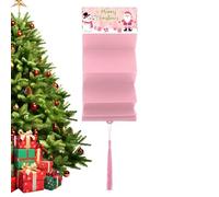 Porte-monnaie de Noël - Enveloppe en papier avec motif Père Noël, 10 emplacements pour carte de monnaie, cadeau festif saisonnier, accessoire de rangement décoratif pour adultes, famille F