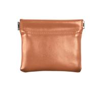 Porte-monnaie décoratif en cuir PU pour femme Orange