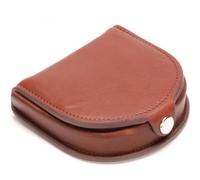 porte monnaie demi lune arthur & aston -cognac