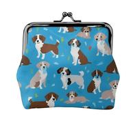 Porte-monnaie Dog Show - Petit portefeuille pour cartes - Pour homme et femme - Pour le shopping et les sorties décontractées, noir, One Size, Art déco